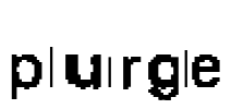purge Font Image