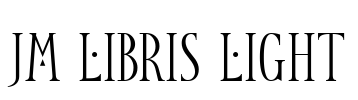 JM Libris Light Font Image