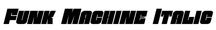 Funk Machine Italic