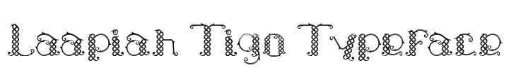 Laapiah Tigo Typeface