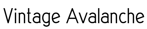 Vintage Avalanche Font Image