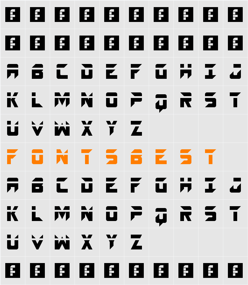 SPACECRAFT Character Map