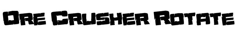 Ore Crusher Rotate Font Image