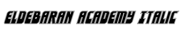 Eldebaran Academy Italic