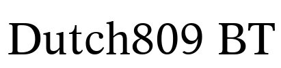 Dutch809 BT