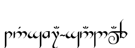 Tengwar-Gandalf