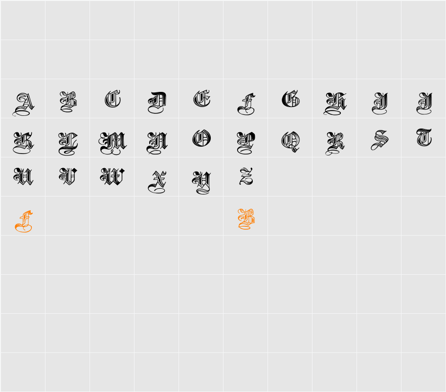 Halftone Black Character Map