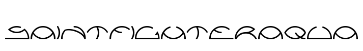 saintfighteraqua Font Image