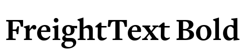 FreightText Bold