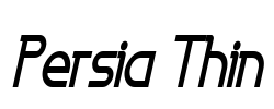 Persia Thin Font Image