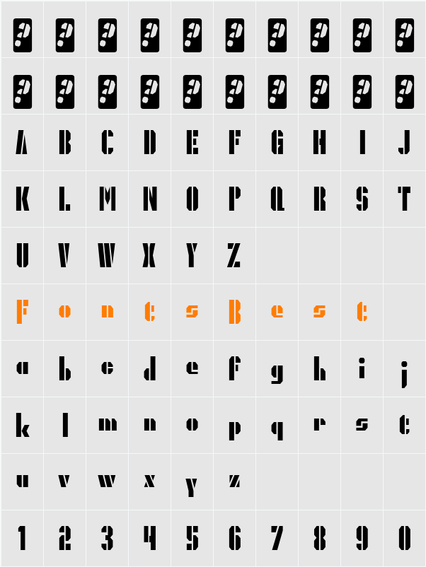 President Gas Character Map
