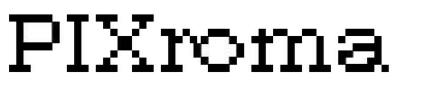 PIXroma_8 Font Image