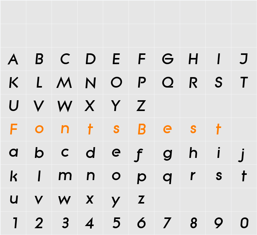 BradBecker-Heavy Character Map