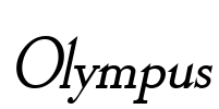 Olympus Font Image