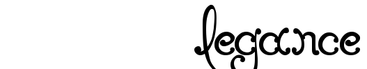 MTF Elegance Font Image