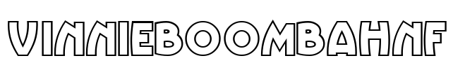VinnieBoomBahNF Font Image