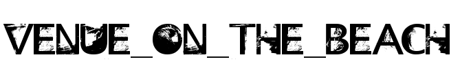 Venue_on_the_Beach Font Image
