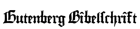 Gutenberg Bibelschrift