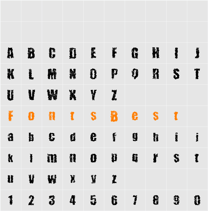 48ver lost Character Map