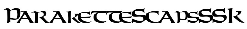 ParaketteScapsSSK Font Image