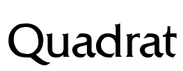 Quadrat Font Image