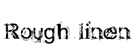 Rough linen Font Image