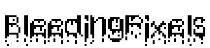 BleedingPixels Font Image