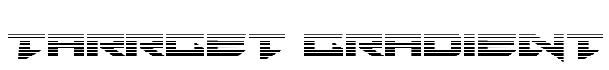 Tarrget Gradient Font Image