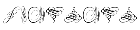Swinging Font Image
