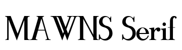 MAWNS Serif