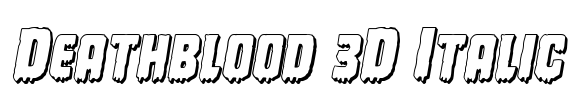 Deathblood 3D Italic