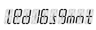 led16sgmnt Font Image