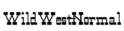 WildWest-Normal Font Image