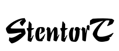 StentorT Font Image