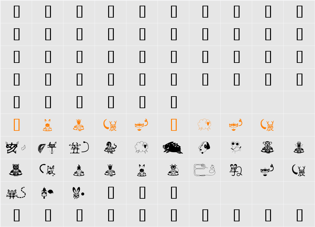 SimplyFriends Character Map