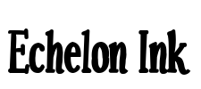 Echelon Ink Font Image