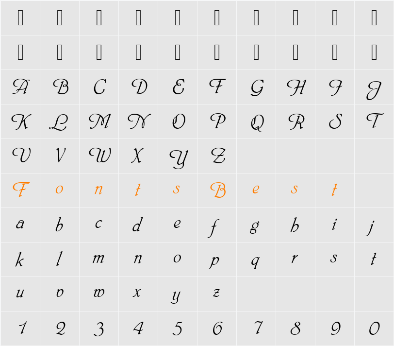 PhyllisD Character Map