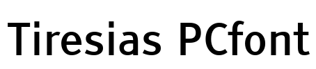 Tiresias PCfont