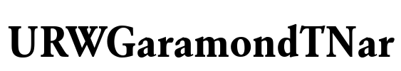 URWGaramondTNar