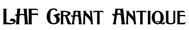 LHF Grant Antique Font Image