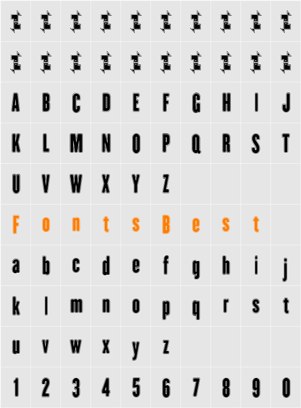 H.H. Agallas Character Map