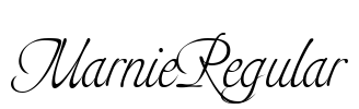 MarnieRegular Font Image