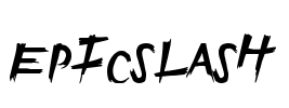 EpicSlash Font Image