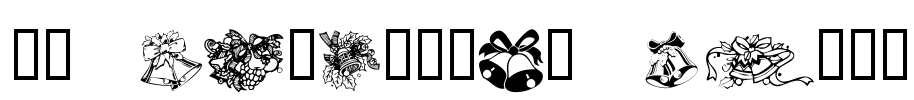 KR Christmas Bells Font Image