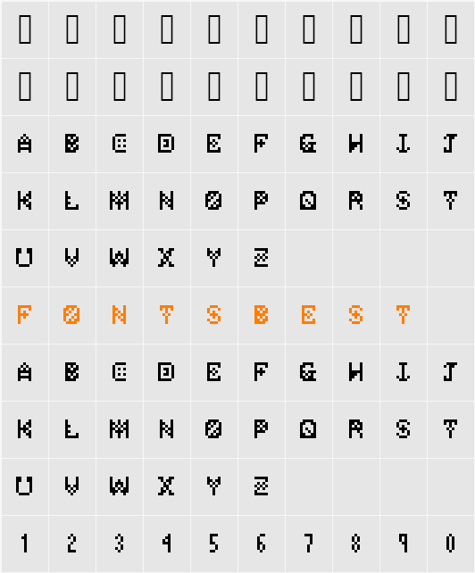 JetpackJoe Character Map