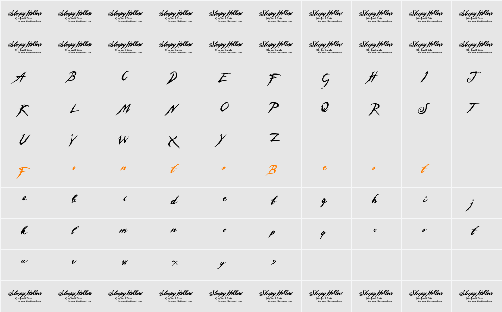 Sleepy Hollow 2.0 Character Map