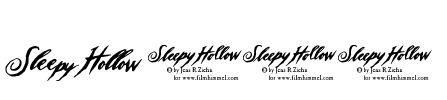 Sleepy Hollow 2.0 Font Image
