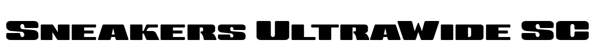 Sneakers UltraWide SC Font Image