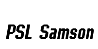 PSL Samson Font Image