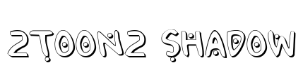 2Toon2 Shadow Font Image